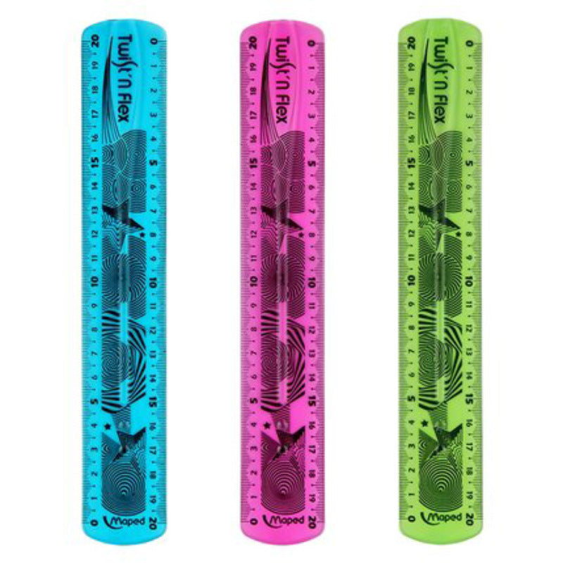 Maped 30cm Soft Plastic Ruler - Flexible and Durable