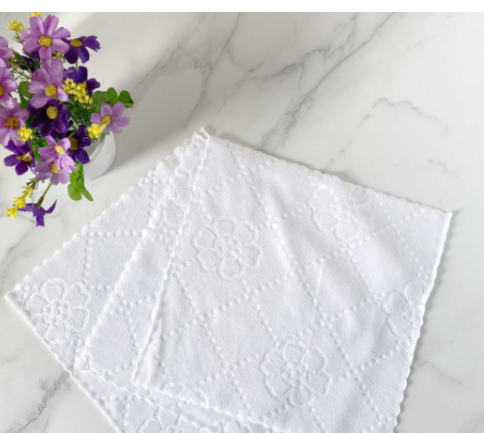 White Microfiber Disposable Towels for Hotels and Home
