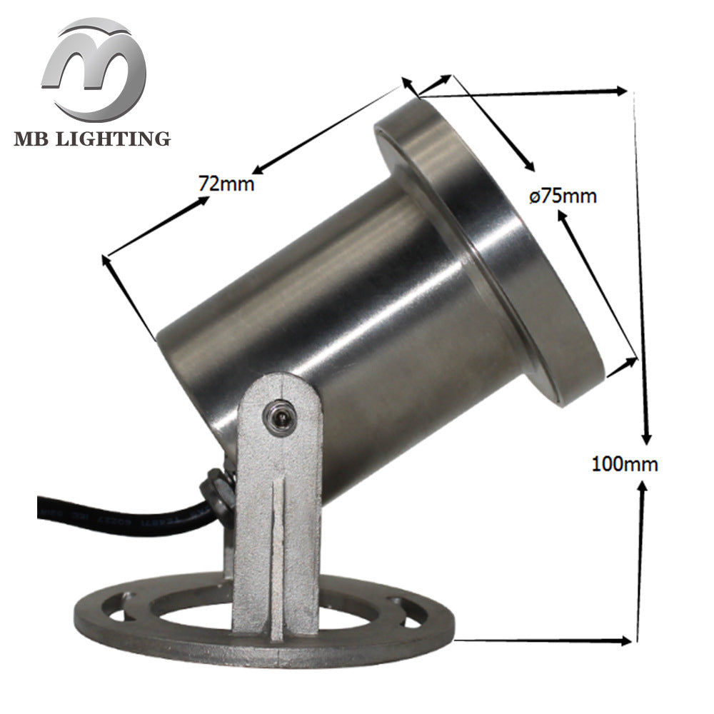 Modern Outdoor 304 Stainless Steel LED Pool Light