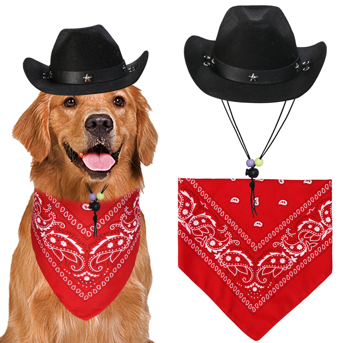 Large Halloween Cowboy Dog Costume