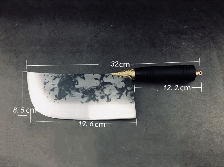 Longquan Handmade Chef's Knife - Forged Manganese Steel
