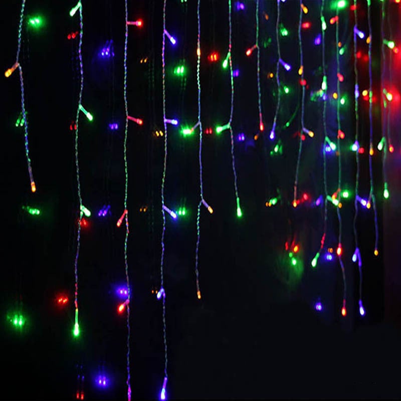 LED Starry Icicle Light String Decorations