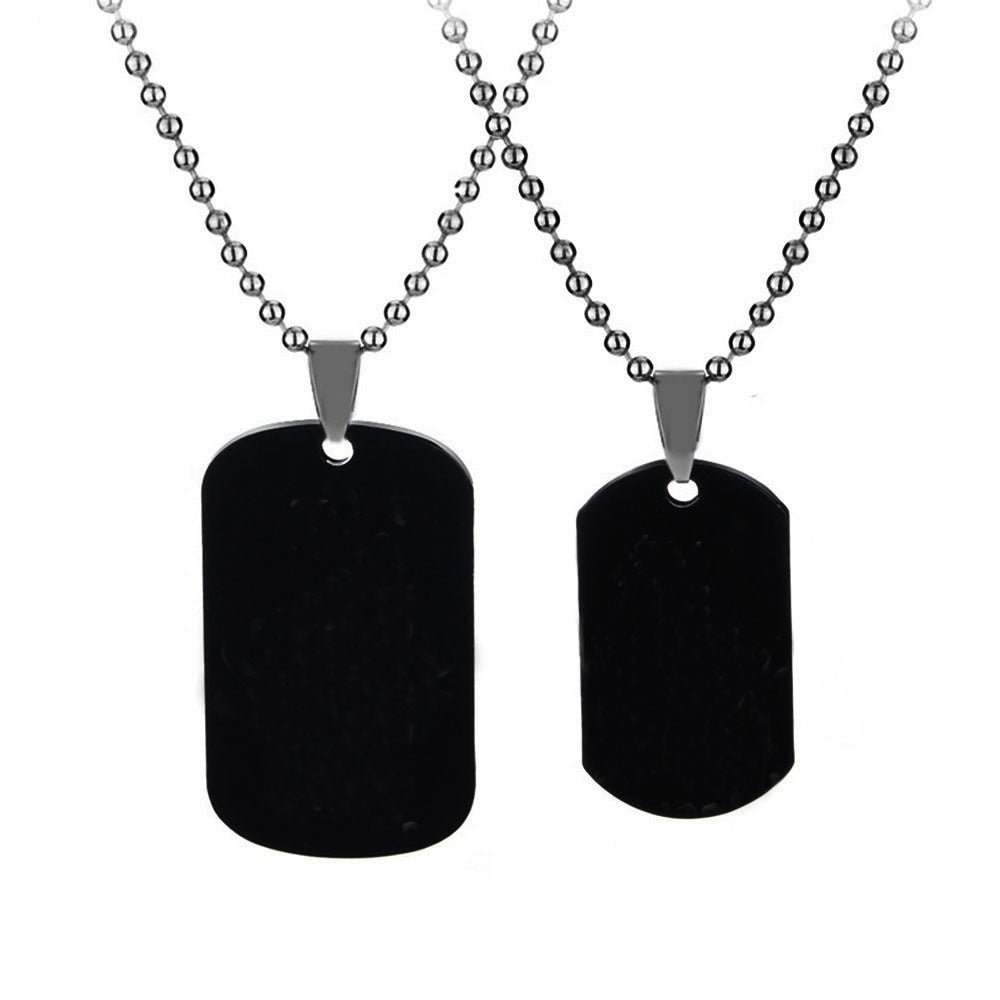 His King Her Queen Couple Necklace with Crown Pendant