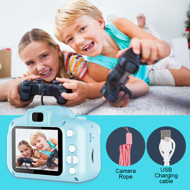 Mini Cartoon Children's Camera with 2-Inch HD Screen