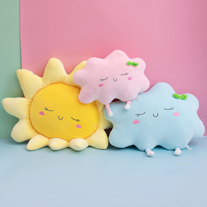 Kawaii Sun & Cloud Plush Pillow - product image 12
