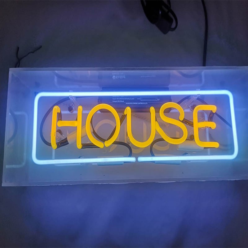 Acrylic Glass Neon Sign Light Box