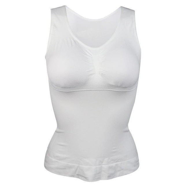 Women's Body Shaping Shapewear Undershirt with Pads