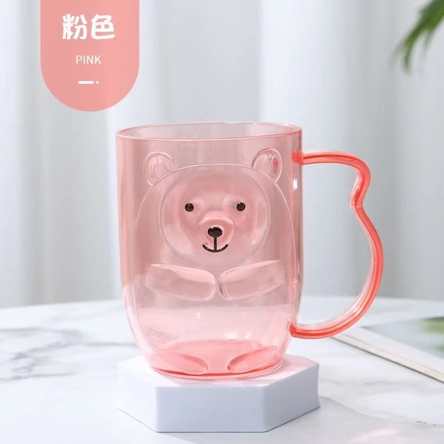 3D Cartoon Cute Little Bear Wash Cup for Home