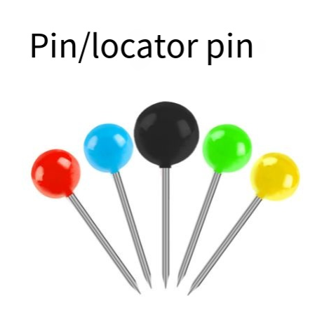 Fishing Gear Pearl Head Pins with Colorful Ball Heads