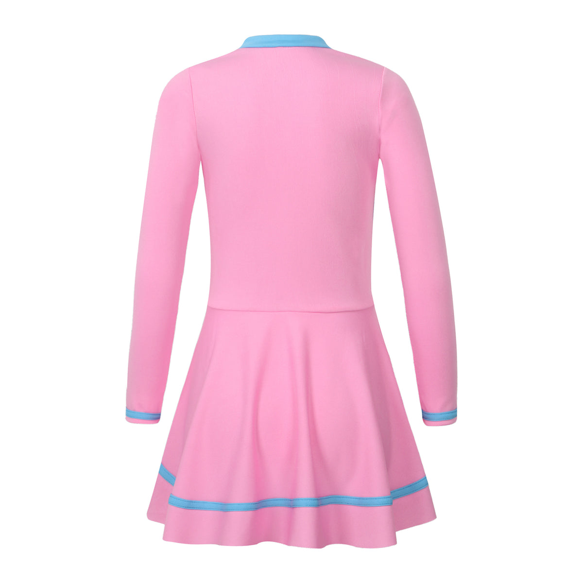 Solid Color Children's Dress Style Swimsuit