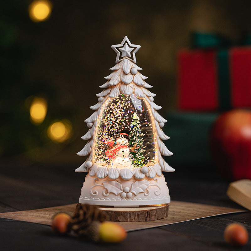 Christmas Scene Snow Globe Crystal Ball Decoration