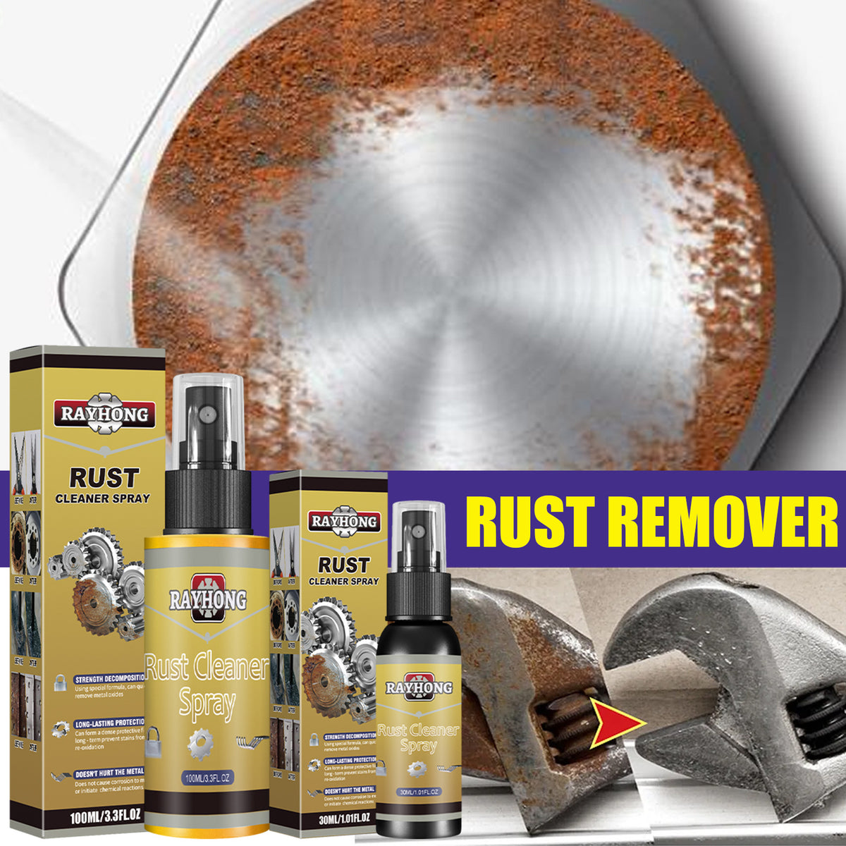 Rayhong Multi-Functional Rust Remover for Cookware