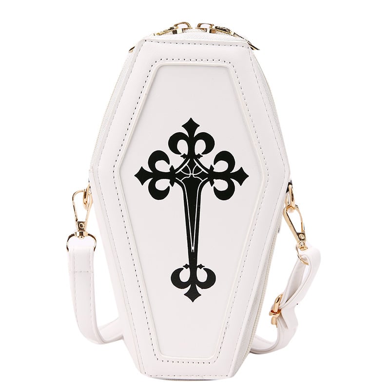 Women's Retro Cross Coffin Shoulder Bag - product image 4