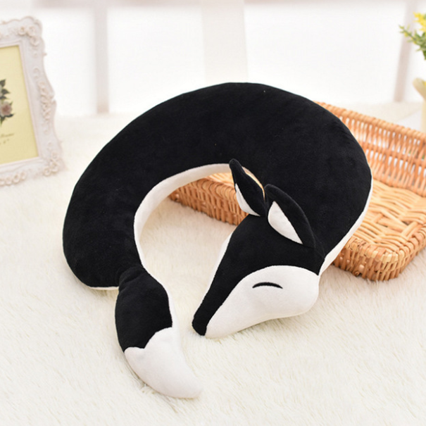 Cartoon Fox U-Shaped Nap Pillow