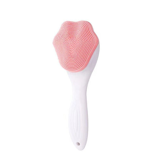 Silicone Manual Facial Cleansing Brush with Soft Bristles