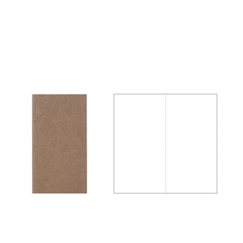 Standard 21*11 Travel Notebook with Kraft Paper Inserts