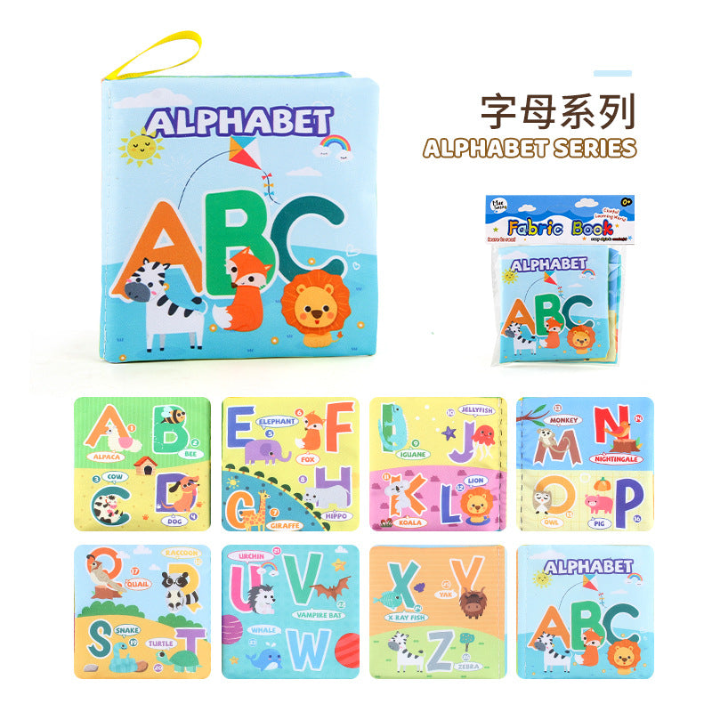 3D Fabric Baby Book - Early Education Toy with Animals