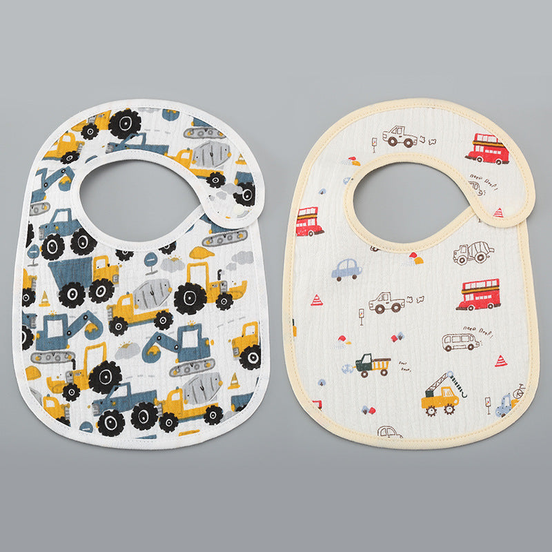 Cotton Gauze Waterproof Kids Bib - product image 15