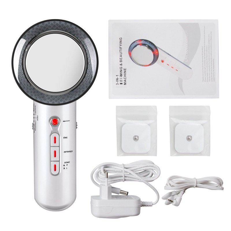 3-in-1 LED Beauty Device with EMS and Ultrasound