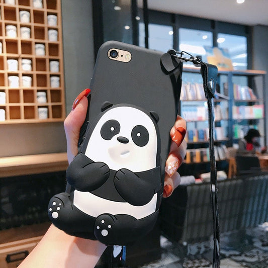 Cartoon Panda Case for iPhone 11 Pro Max