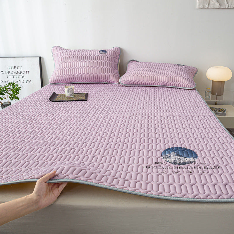 Thickened Latex Cooling Bed Sheet Set for Summer