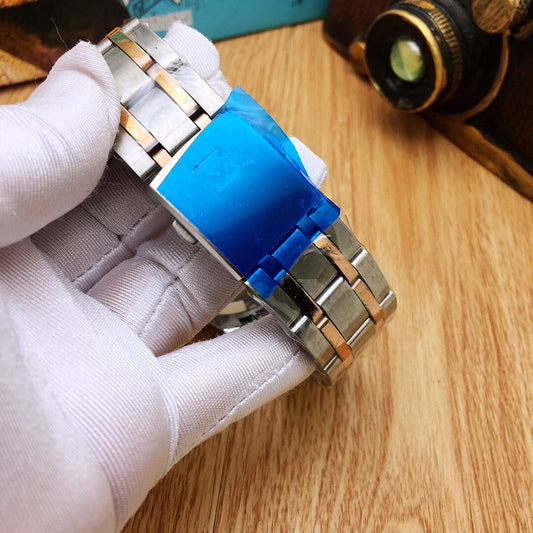 Men's Steel-Band Mechanical Watch