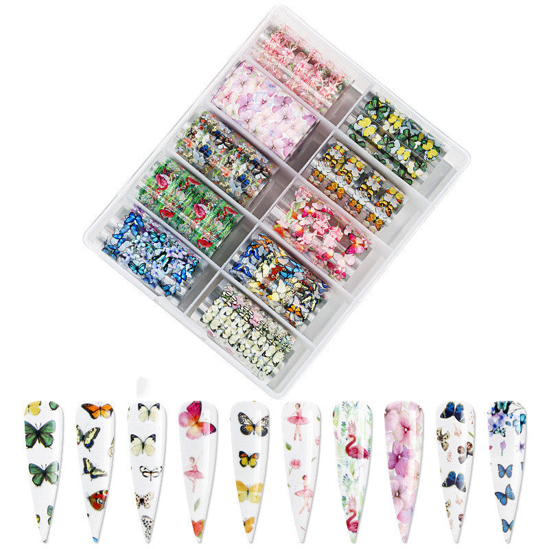 Nail Butterfly Laser Star Transfer Paper - product image 2
