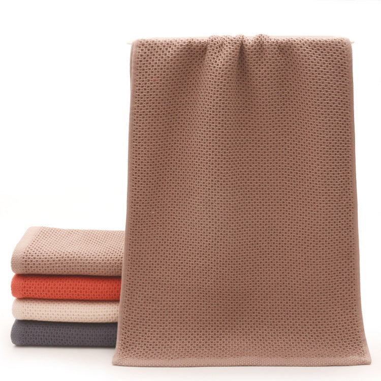 New Cotton Honeycomb Sports Towel for Home Use