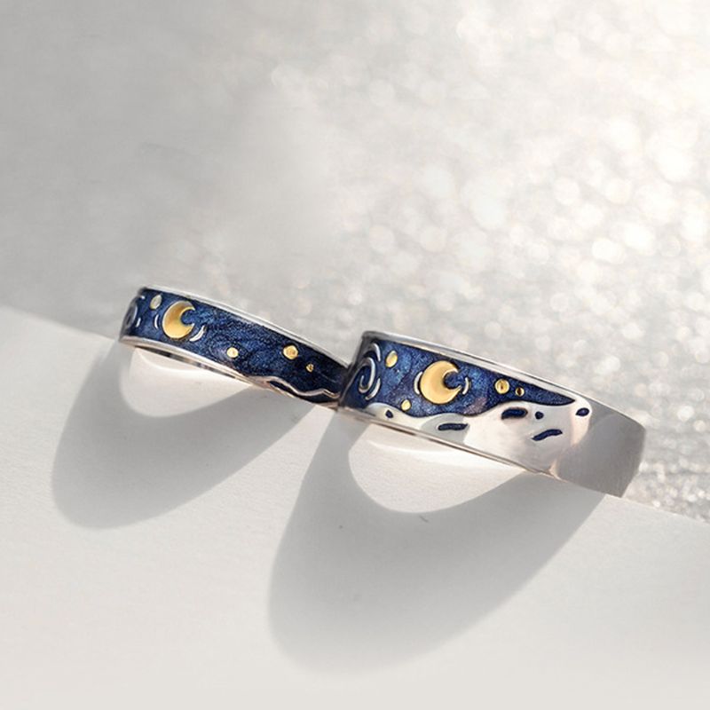 Van Gogh Star Couple Ring - product image 4