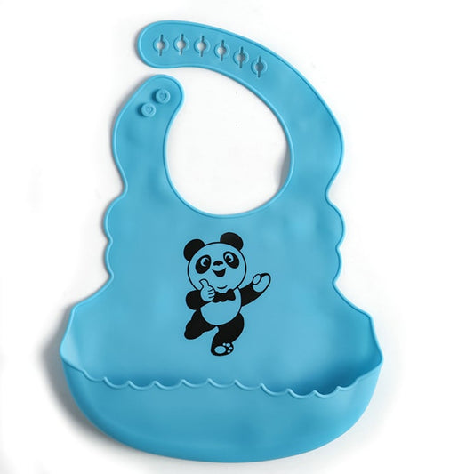Silicone Baby Bib with Food Pocket