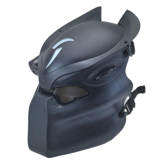 ATAIRSOFT Airsoft Halloween Costume Cosplay Tactical Protective Alien Full Face Mask (Black)