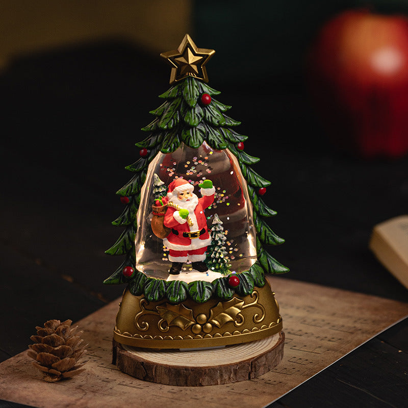 Christmas Scene Snow Globe Crystal Ball Decoration