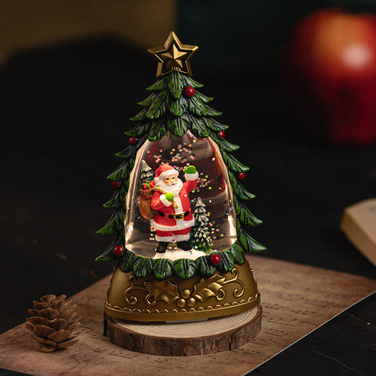 Christmas Scene Snow Globe Crystal Ball Decoration