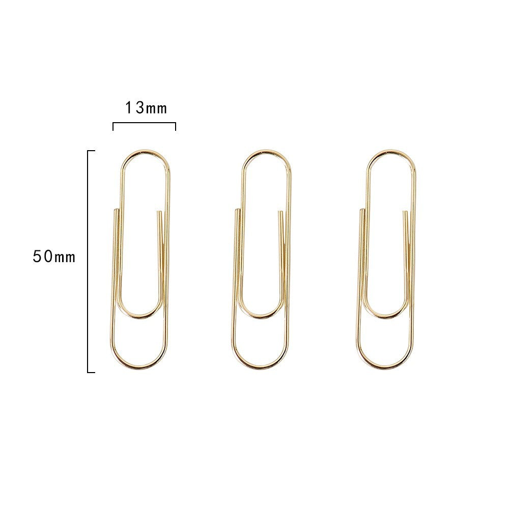 Gold Metal Paper Clips - Creative Design, Bulk Wholesale