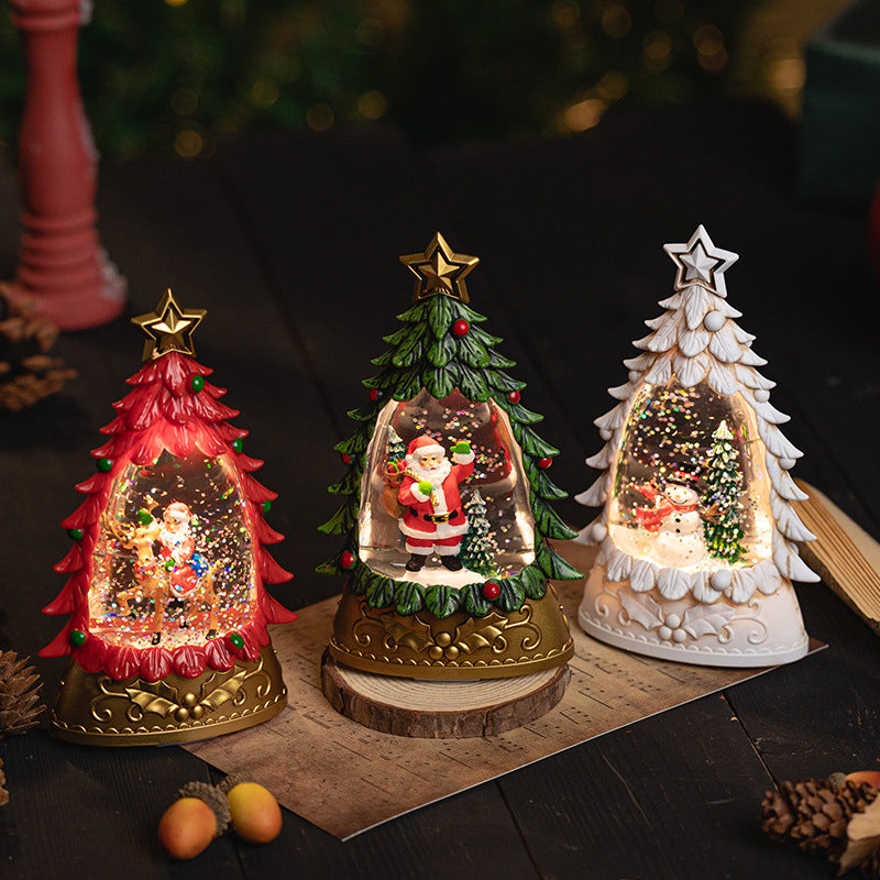 Christmas Scene Snow Globe Crystal Ball Decoration