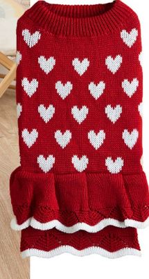 Christmas Princess Pet Sweater Dress - product image 8