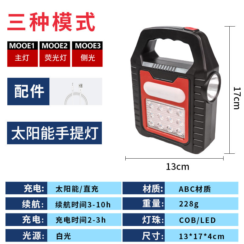 Portable Solar Camping Lantern with USB Charging - product image 6