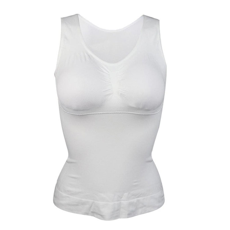 Women's Body Shaping Shapewear Undershirt with Pads