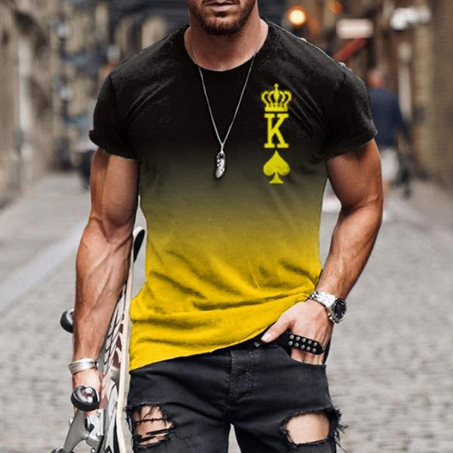 Men's High-Street Graphic T-Shirt