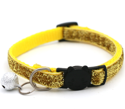 Adjustable Colorful Cat Collar with Bell - product image 2