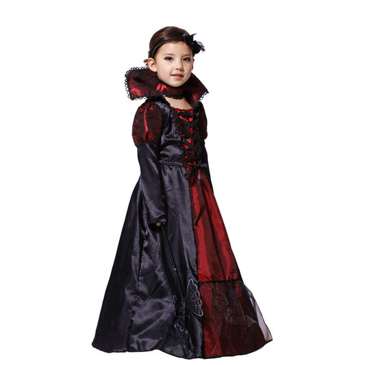 Halloween Cosplay Costume with Christmas Mask and Dress
