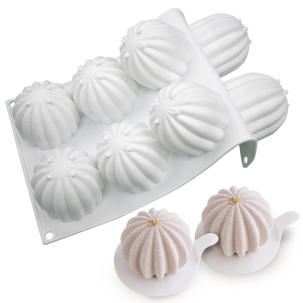 Mousse Cake Mold with 8 Cactus Silicone Molds