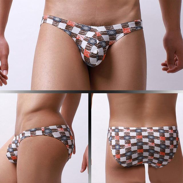 Korean Cartoon Low Waist U-Shaped Print Pants