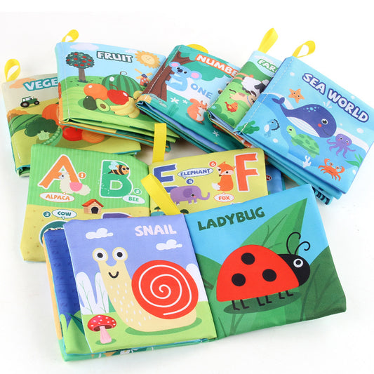 3D Fabric Animal Baby Book