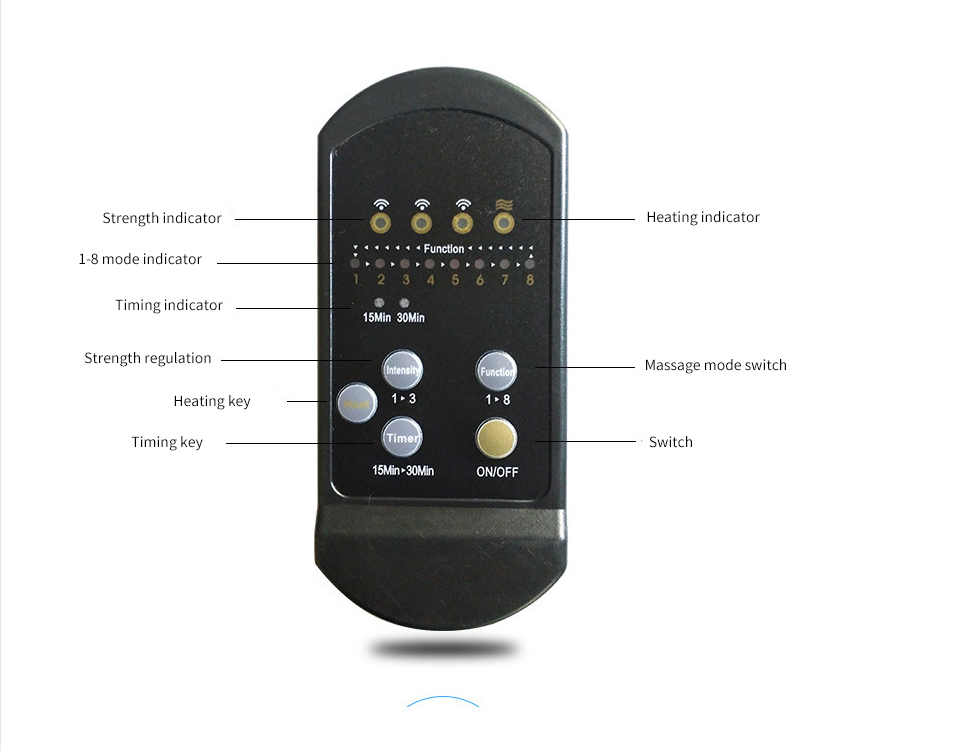 Massage Cushion, Foldable Massage Mattress, Back Support