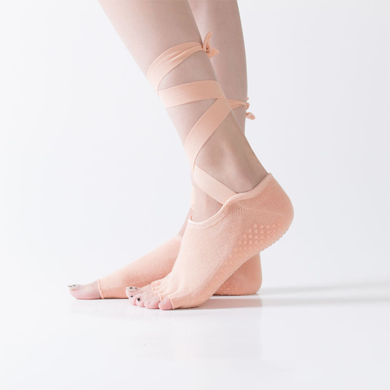 Women's Professional Non-Slip Yoga Toe Socks