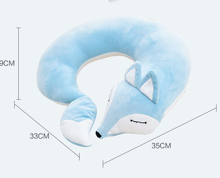 Cartoon Fox U-Shaped Nap Pillow - product image 6