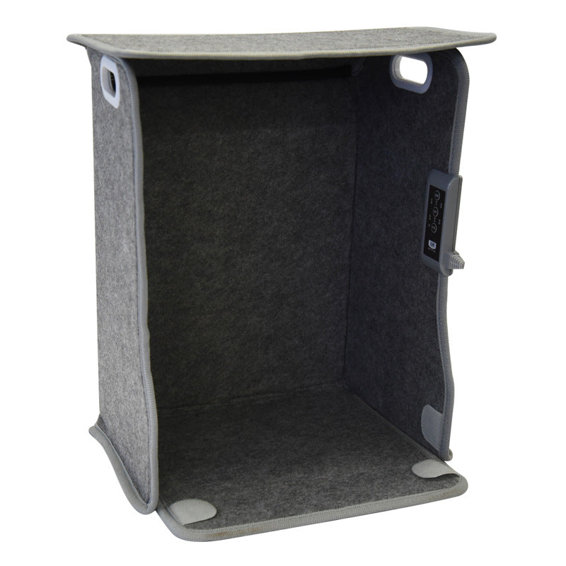 6D Carbon Crystal Foot Warmer for Winter Office Use