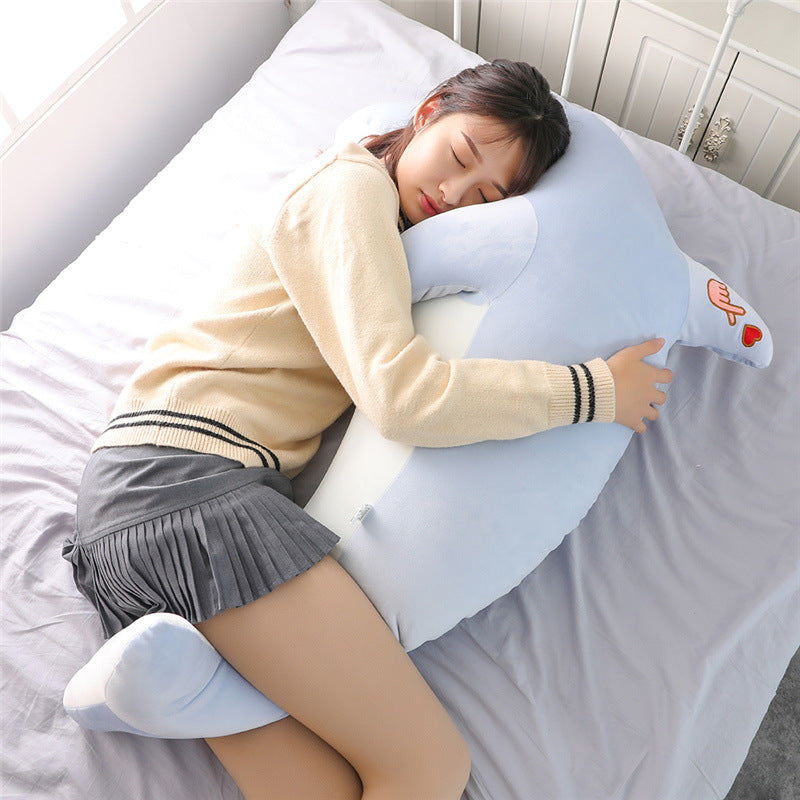 Dolphin Plush Sleep Pillow Toy
