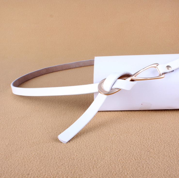 Korean Style Knot Genuine Leather Belt in Multiple Colors